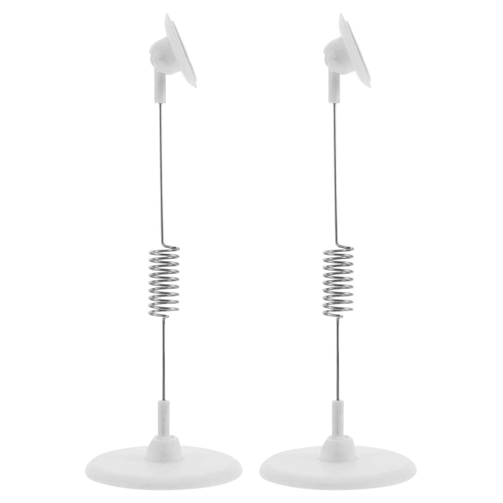 

5 Pcs Price Tag Holder Stainless Steel Simple Design Adhesive Round Plate Retail Stores Supermarkets Label Display St