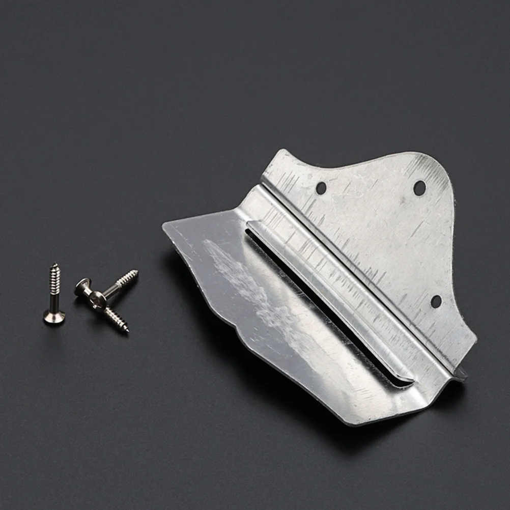 

Metal Mandolin Tailpiece 14 String Replacement for Improved Volume Sustain and Appearance DIY Repair Accessory Musical