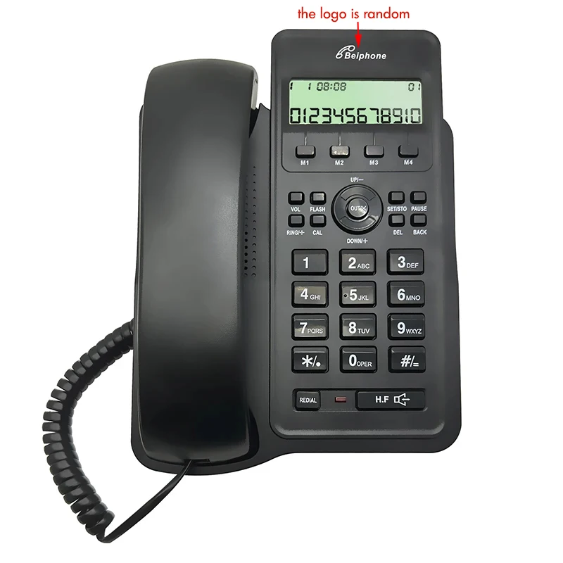 Desktop Corded Landline Phone Fixed Telephone with LCD Display/ Caller ID / Hands Free