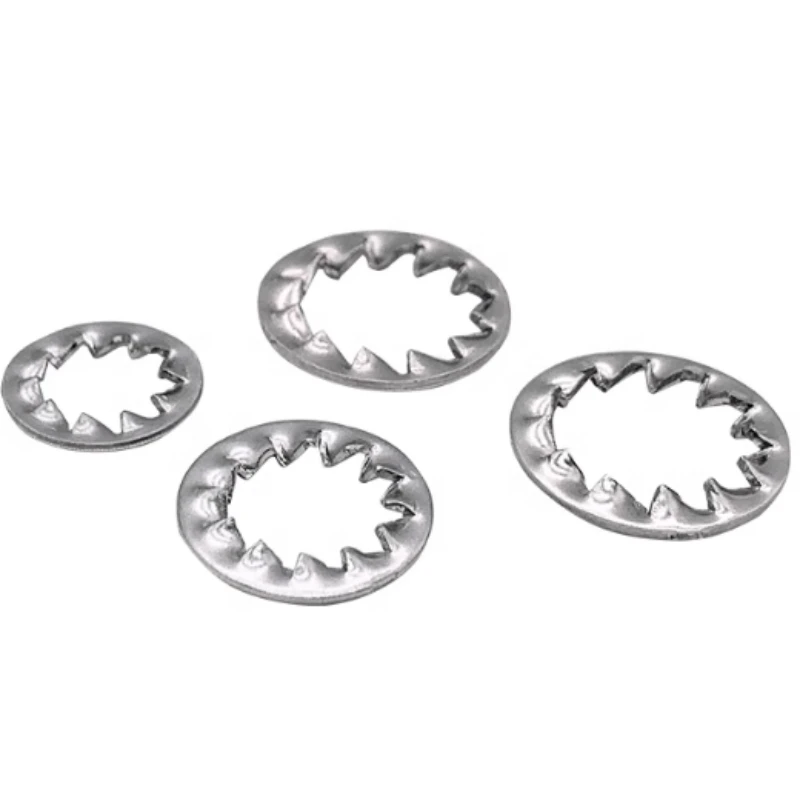 M2 M2.5 M3 M4 M5 M6 M8 M10 M12 M14 M16-M30 GB861.2 304/316 Stainless Steel Internal Toothed Serrated Lock Washer Gasket DIN6798J