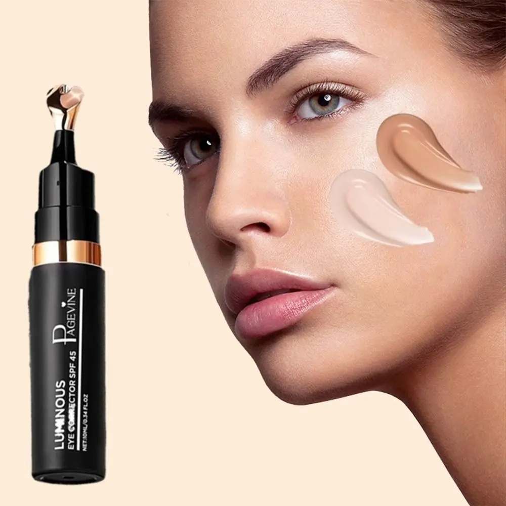 10ML Eye Concealer Moisturizing High Coverage Eyes Corrector Cream Hydrating Long Lasting Foundation Concealer Modify Skin Tone