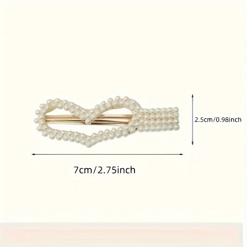 우아한 활 머리핀 21세트, 프렌치 스타일 헤어 클립, 절묘한 한국 스타일 사이드 뱅 클립, 플라스틱 덕빌 클립, 패션 랜도