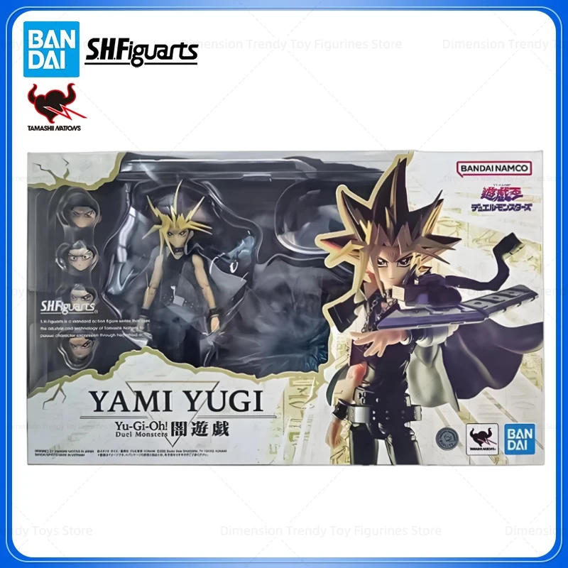 

Bandai в наличии: S.H.Figuarts Оригинальный аниме-персонаж Ями Юги из Yu-Gi-Oh! Фигурки Duel Monsters: коллекционные модели из ПВХ, подарок DT