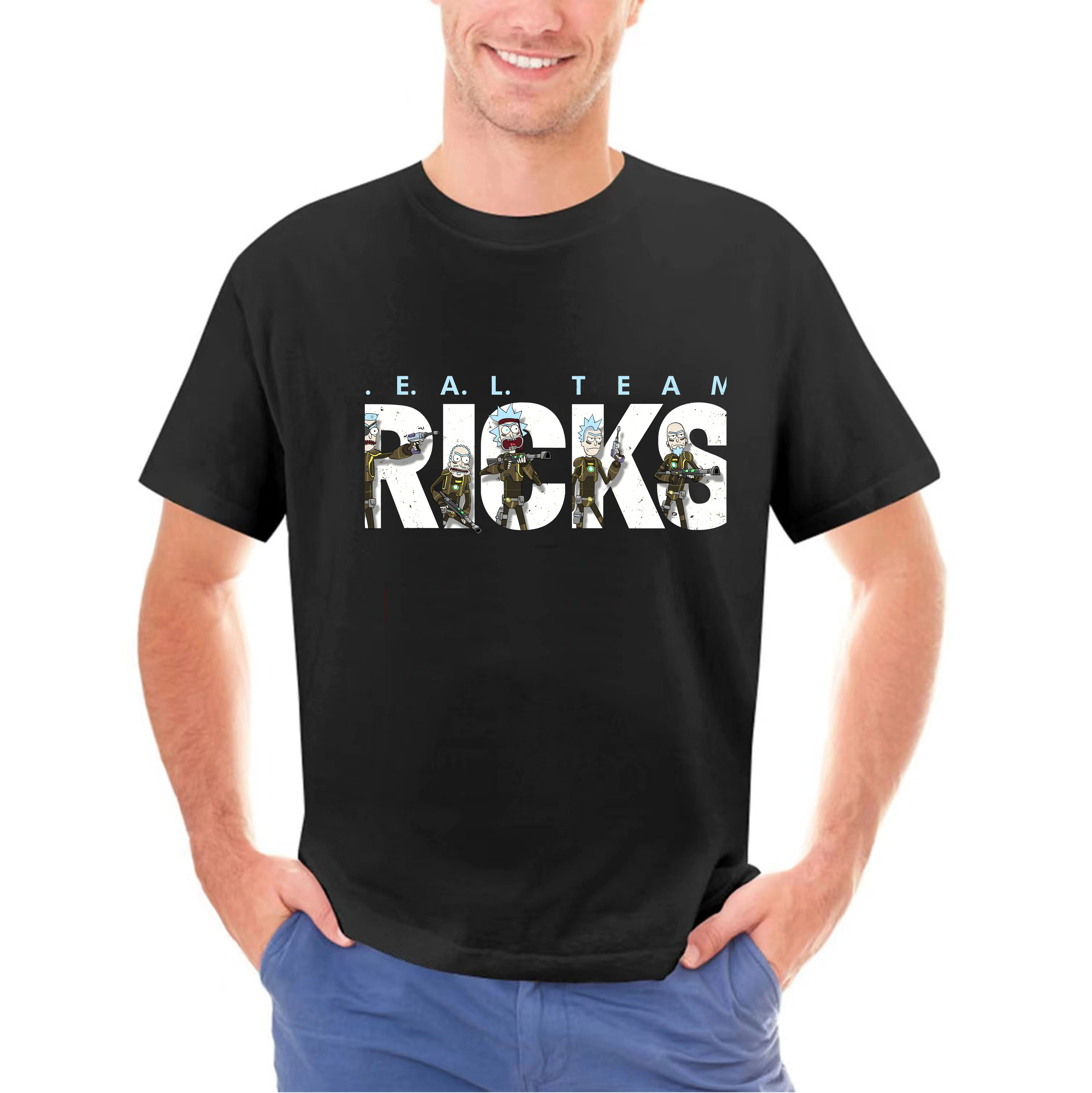 Camiseta del equipo del sello Ricks Rick Morty