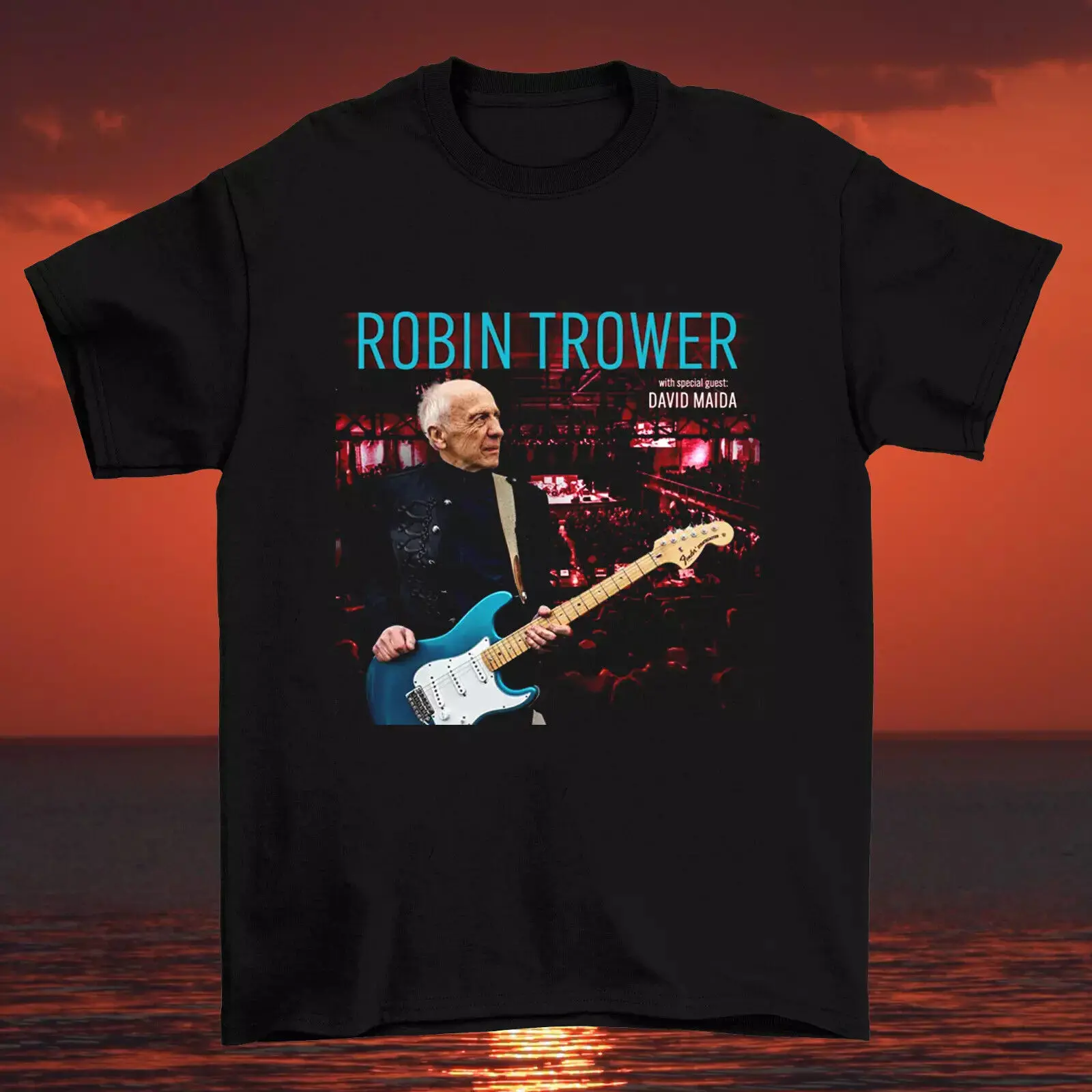 Robin Trower With Special Guest David Maida 2024 Unisex T-shirt S-5XL