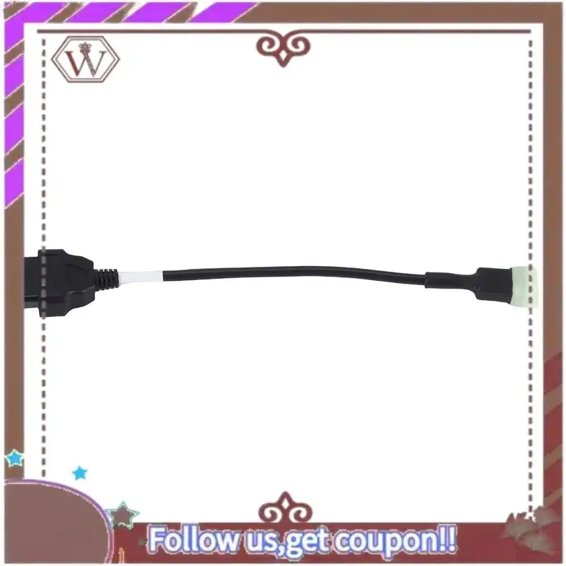 

A57E-6-16-контактные разъемы OBD2, диагностические инструменты, удлинительные кабели OBD, адаптеры для мотоцикла Kawasaki, серия Z