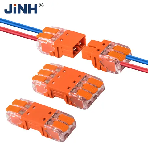 5Pcs Quick Lever Splicing Wire Connectors 2/3/4 Pins CMK642  Compact Plugable Male Female Terminals Universal Blocks