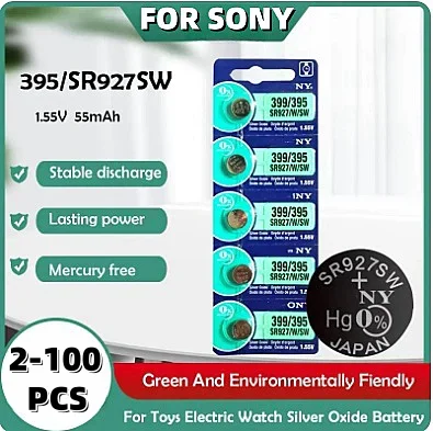 Original For Sony SR927SW AG7 395 LR927 395AL926F SR927SW Lithium Batteries Button Battery for Watch Toys Control Calculator Toy