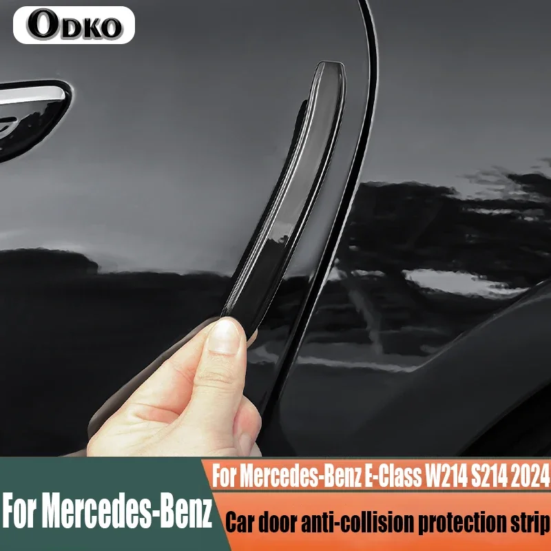 

Для Mercedes-Benz E-Class W214 S214 2024, модифицированная защитная полоса для дверей автомобиля, аксессуары для наружного украшения автомобиля