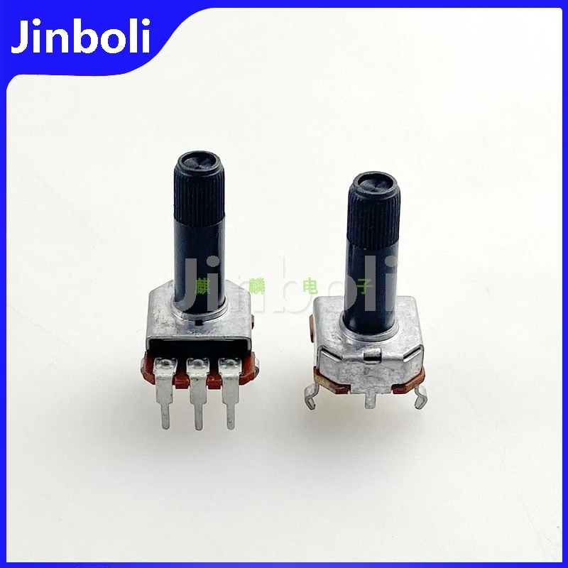 2PCS 12 Type 3Pins Single Potentiometer B5K Adjustable Resistor B502 Temperature And Speed Adjustment Handle Length 20mm