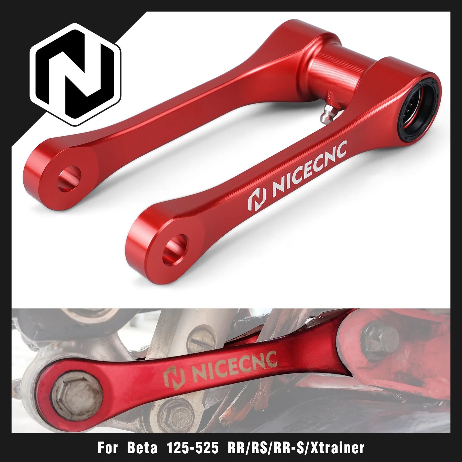 

NICECNC Motocross 1.25IN/30MM Lowering Link Kit For Beta ENDURO RR RS 250 300 200 350 390 430 450 2T 4T RACING XTRAINER 250 300