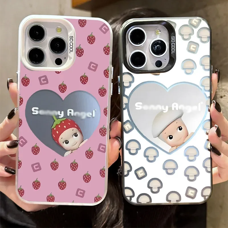 Phone Case for Xiaomi Redmi Note 13 12 11 Pro Plus 4G 5G 12S 11S 10S 10 9 9S 8 12C 13C A3 Cute S-Sonny Angel Matte Hard PC Cover