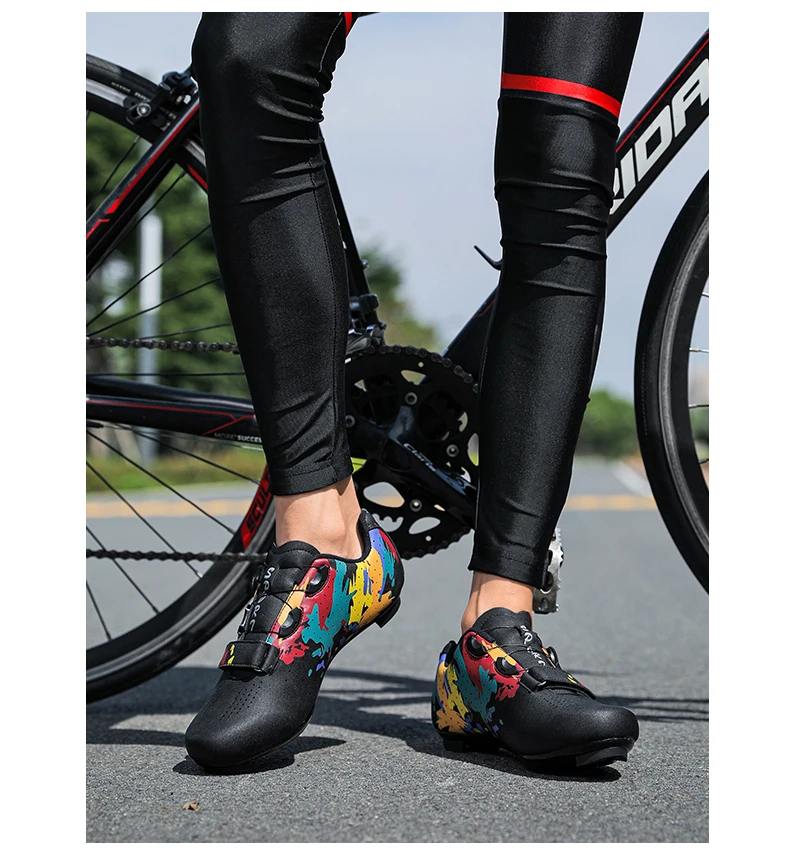 Herbst- und Winter-Fahrradschuhe, Unisex, mit robuster Sohle, geeignet für Straßen- und Mountainbikes, professionelles Fahrradzubehör, ideal zum Radfahren. – Detail 24
