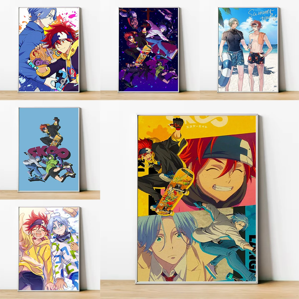 SK8 the Infinitys Anime Poster Home and Decoration Decorative Pictures for Living Room Decor Wall Art Canvas Posters Decorations