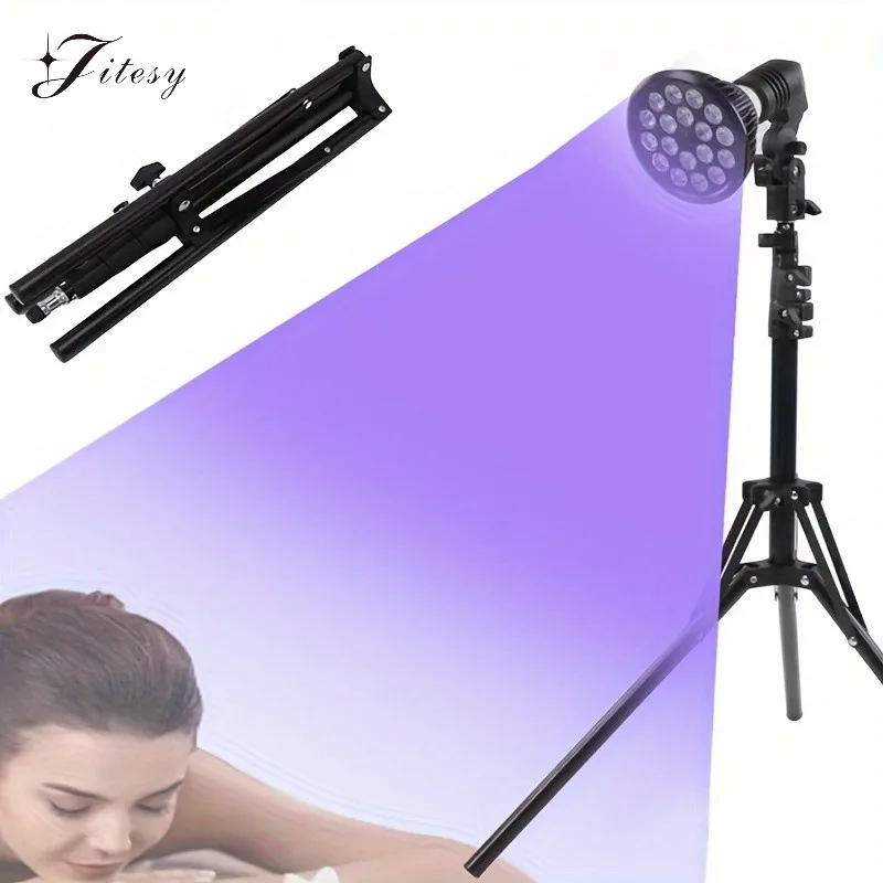 

54W Tanning Lamp uv Solarium Lamp for Tanning Body 18PCS LEDS Tanning Lamp at Home Wavelength 450nm & 850nm Skincare Sun Lamp