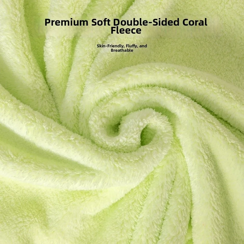 Super Absorbent Dog Hooded Bathrobe Coral Fleece Adjustable Pet Quick Drying Towel Soft Warm Microfiber Dog Towel Cat Dog - view 5