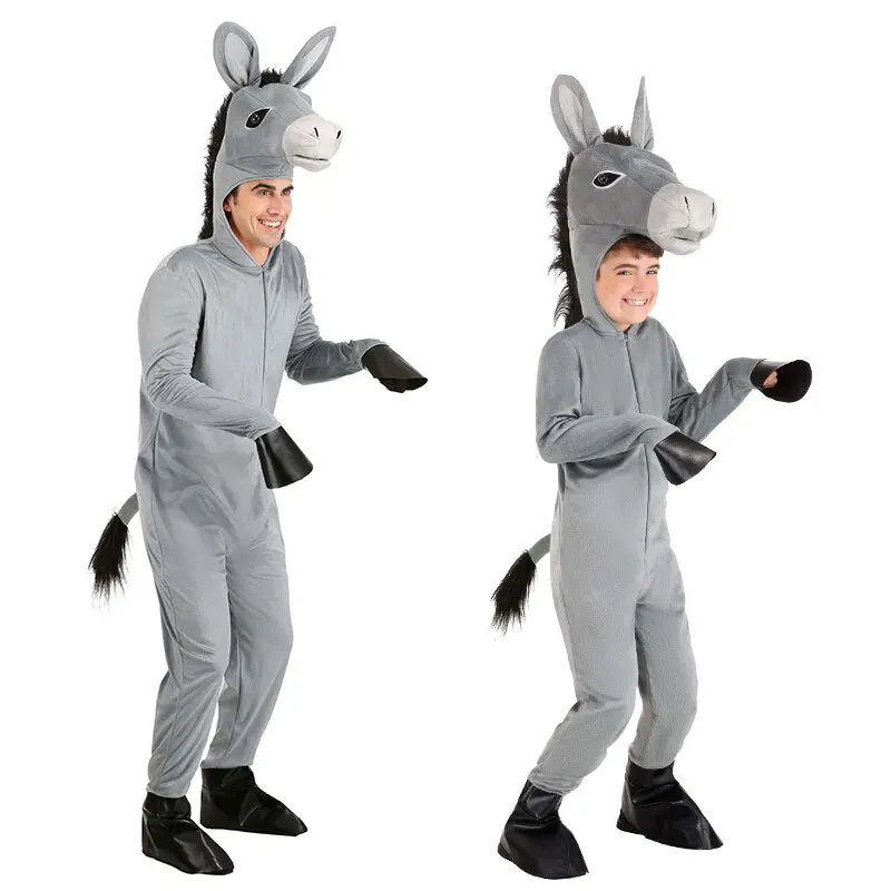 

Halloween Children's Day Picture Book Story Stage Performance Adult Children Mule Animal Donkey Costume