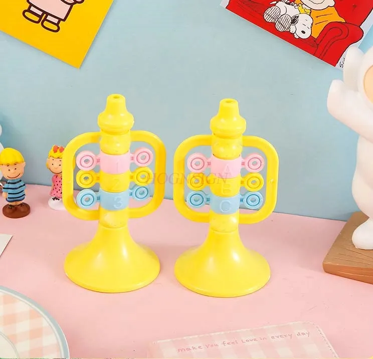 ألعاب القرن للأطفال قابلة للنفخ لرياض الأطفال تعليم الطفل التعليم في مرحلة الطفولة المبكرة صفارة القرن الصغيرة آلة موسيقية هدية