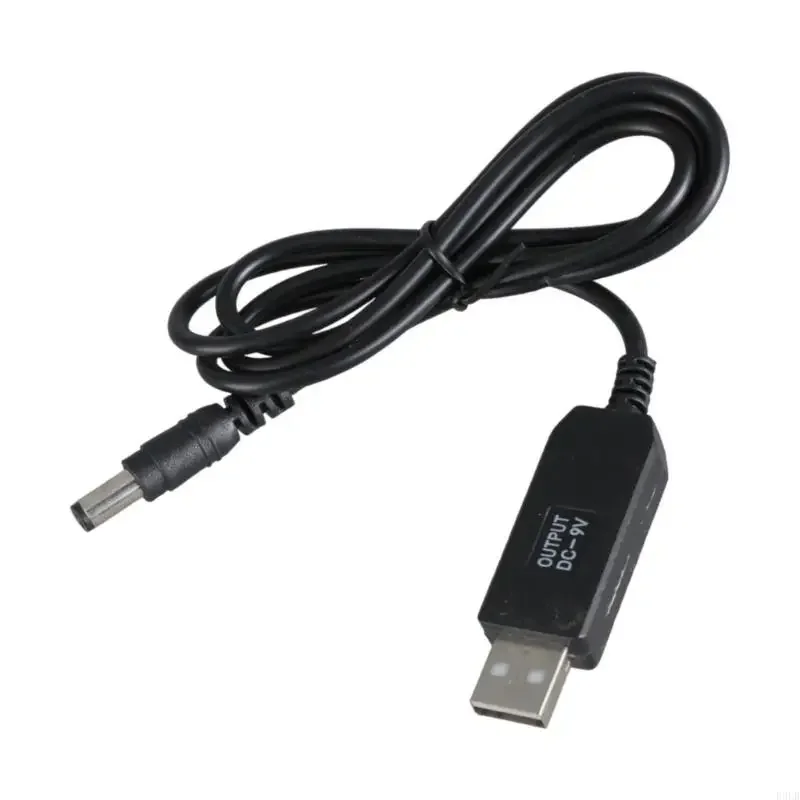 New Convenient USB to DC5.5x2.1mm Power Cable 5V to 9V Converters Cord for Monitoring Camera USB Fan LED Bulb Power Supply
