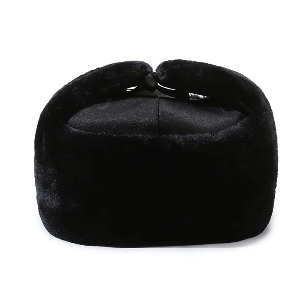 Cycling Accessories Plush Windproof Pilot Hat Thickened Windproof Ear Protection Cap Velvet Warm Winter Ear Cap Men