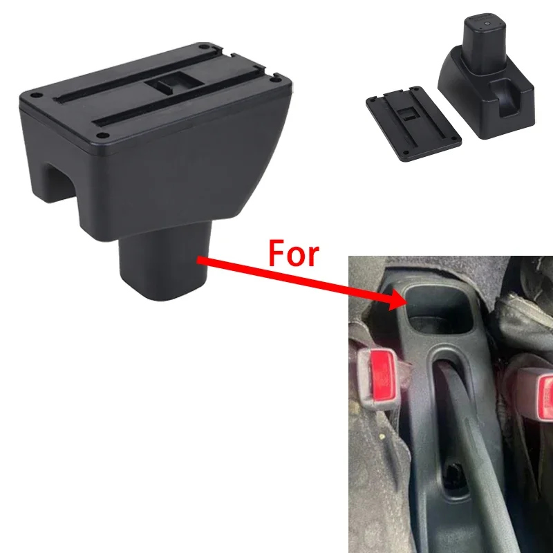 For Toyota Agya Wigo Armrest Box Interior Parts Car Center Console Arm Storage Elbow Rest with USB