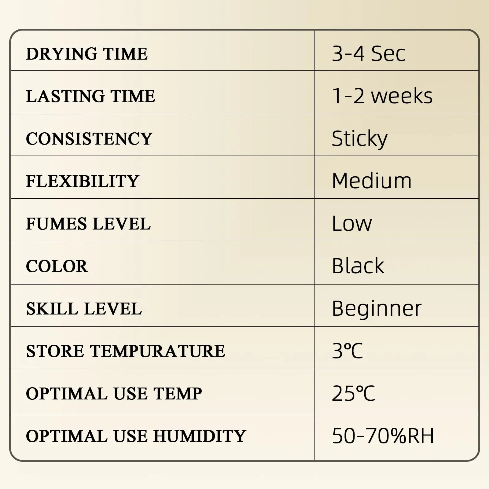 Gollee Adesivo per ciglia Clustered Colla per extension ciglia Delicata non irritante Adatta per occhi sensibili Adatto per uso domestico