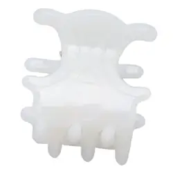 Clear Tiny Hair Claw Clips - Strong Grip Small Clamps for cooking & Everyday Use