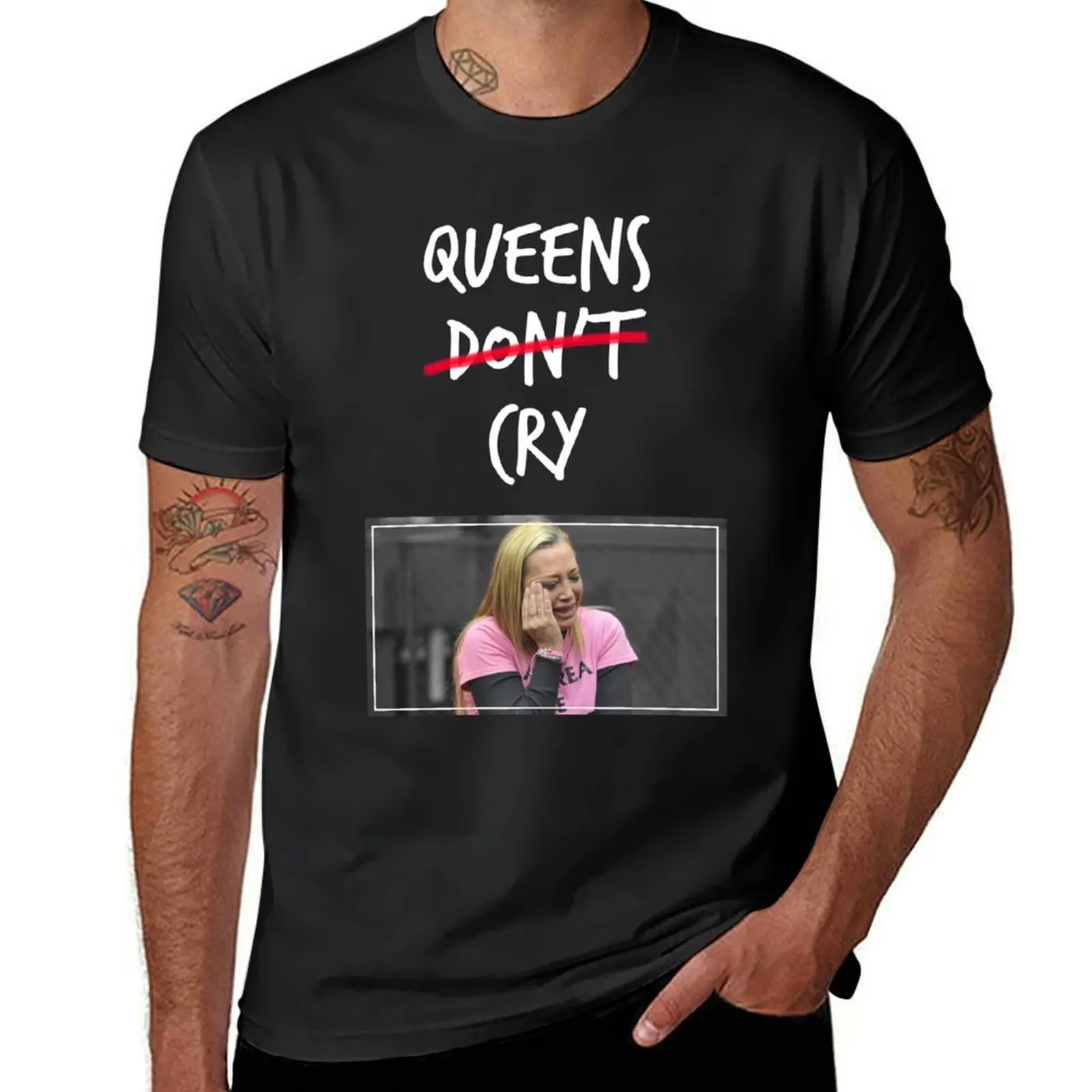 

Queens dont cry - Belén Esteban T-Shirt hippie clothes animal prinfor boys cute tops Short sleeve tee men