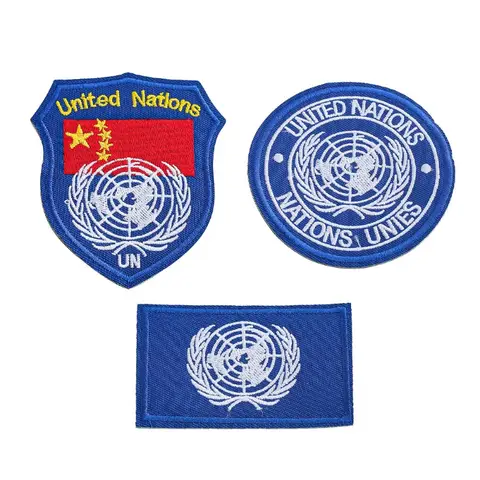 संयुक्त राष्ट्र ध्वज वेल्क्रो कढ़ाई बैज वस्त्र सहायक उपकरण DIY कपड़ा स्टिकर कपड़े आर्मबैंड चिपकने वाला पैच थोक 10 best sales राष्ट्र लीग पैच - №7