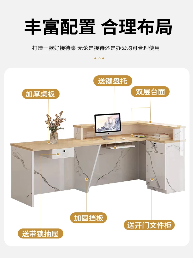 Bar, cash register, shop, small light luxury, high-end sense of company, hotel front desk, reception desk, supermarket,