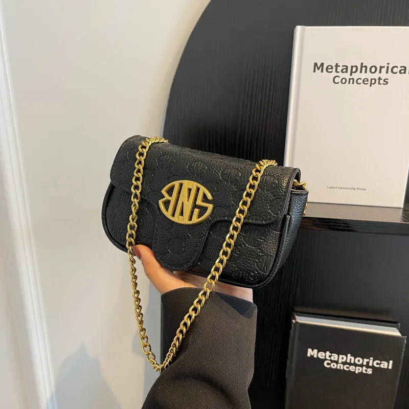 

2025 New Chain Crossbody Bag Underarm Shoulder Purse for Women, Trendy Designer Bag, Unique Fashion Accessory