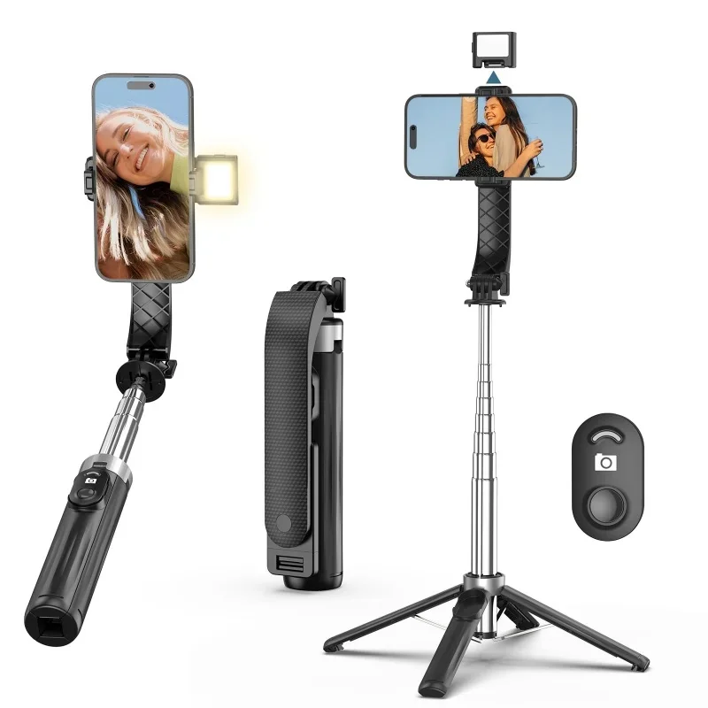 

40" Selfie Stick Quadpod Extendable Wireless Bluetooth Selfie Stick Bracket For IPhone/Android and Other Smart Phones