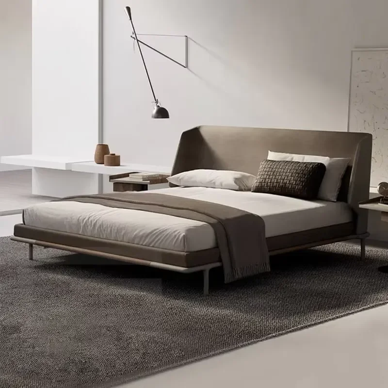 Gainsville Furniture Bed Simple Hotel Bedroom Furniture Modern Custom King Size Queen Size Linen Upholstered Bed
