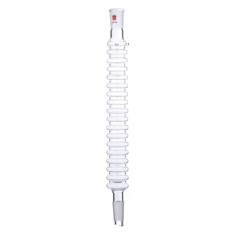 SYNTHWARE Air condenser tube, Joint 14/20 19/22 24/40, Maximum diameter of the main body 42mm/62mm, Borosilicate glass, N68