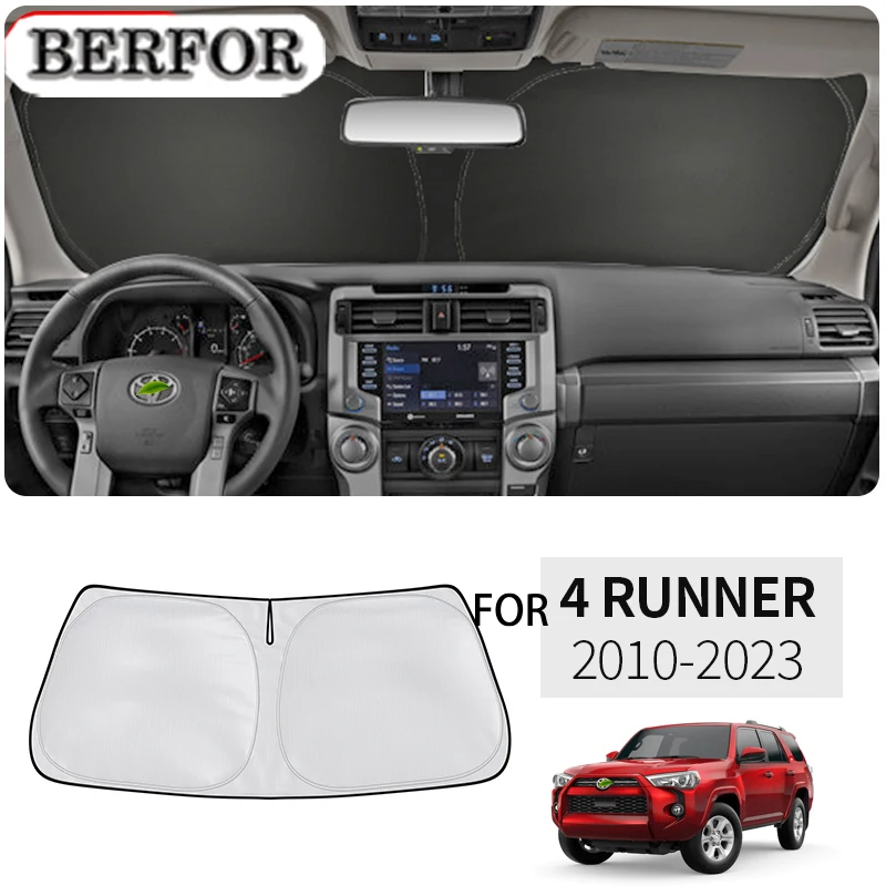 

Car Styling For Toyota 4runner 2010-2023 Nano-Insulat Windshield Sunshade Front Window Sun Shade Visor Auto Interior Accessories