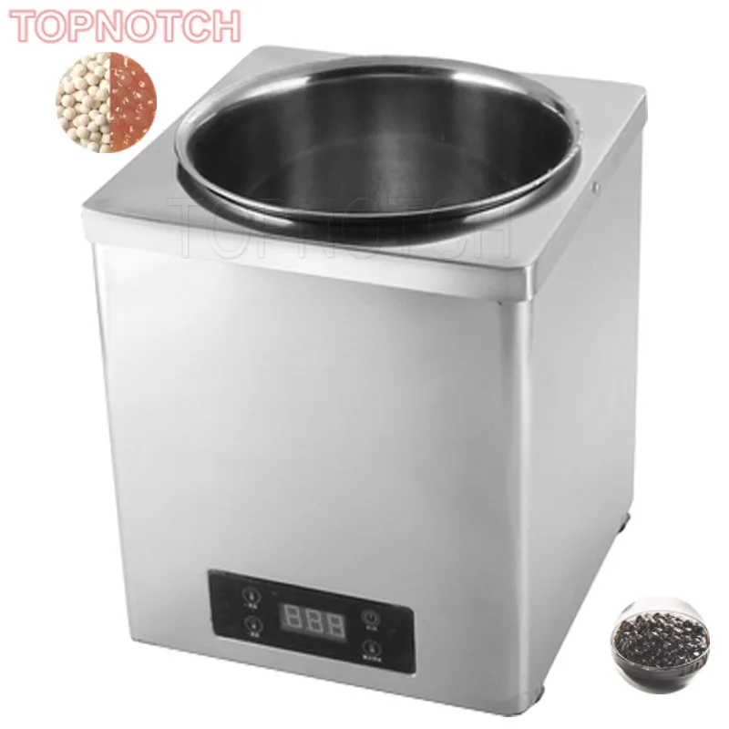 3L 7L Electric Tapioca Pearls Warmer Pot Stainless Steel Soup Rice Warmer For Bubble Tea Shop Sushi Rice Heat Preservation