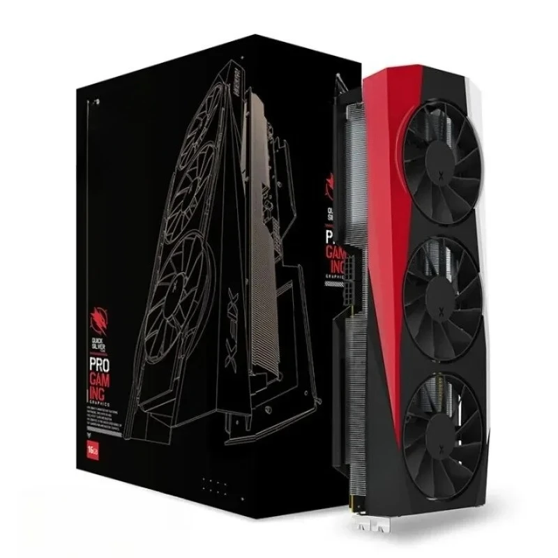 RX 9070 XT Overseas Edition 16GB New e-sports game design Intelligent learning Desktop computer Independent graphics card