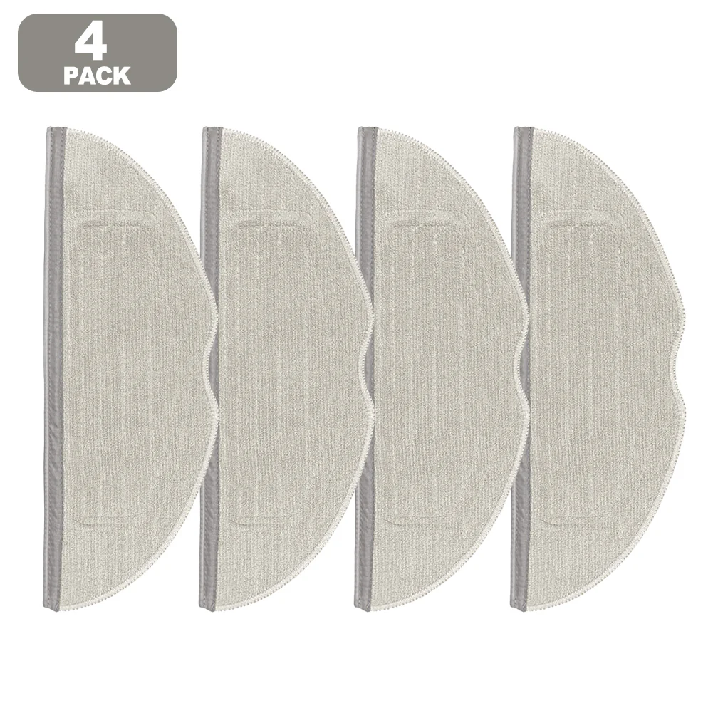 Microfiber Pad Mop Cloth Kit For Homes With Pets Machine Washable Maintain Hygienic Floors 4 Pack,10 Pack Optional
