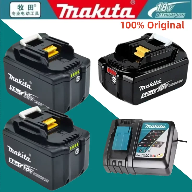 

Оригинальные литиевые аккумуляторы Makita 18V с тремя вариантами емкости: 6.0Ah, 9.0Ah для удовлетворения различных потребностей. Замените батарею BL1830 BL1860