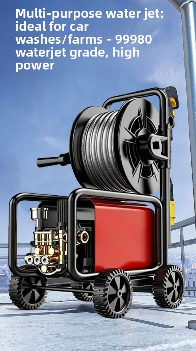 Lightweight 220V Electric Washing Pump, High Output Pressure Equipment for Household Car Maintenance