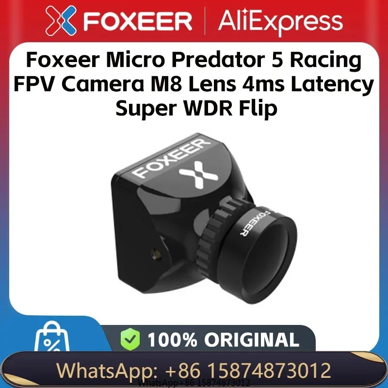 Foxeer Mini/Micro/Nano Predator 5 Full case plug connector Racing FPV Cam era 4ms Latency Super WDR Freestyle Dr one