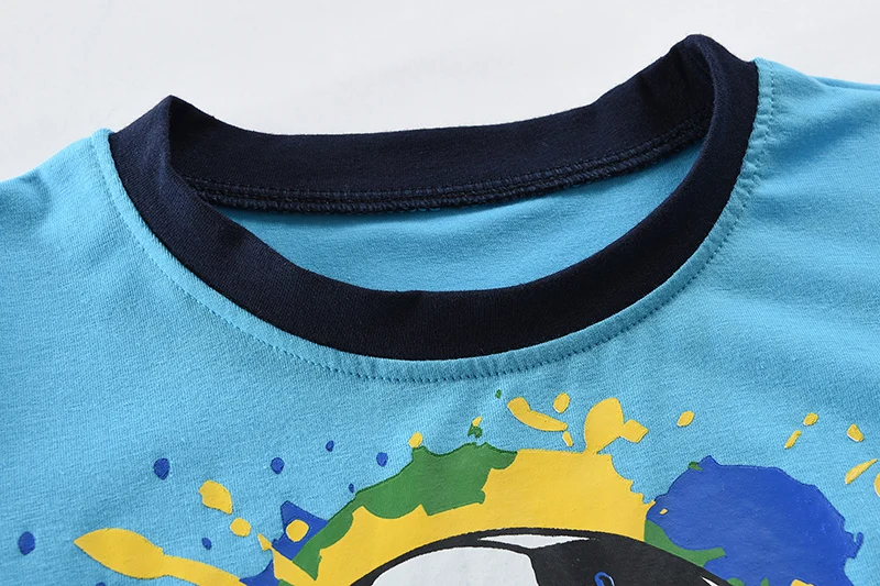 Little Hand Boys Football Sleepwear Set Toddler Soccer Ball Print Cotton Long‑Sleeve 2 Piece Pajama for Sports Theme Party 2‑7T