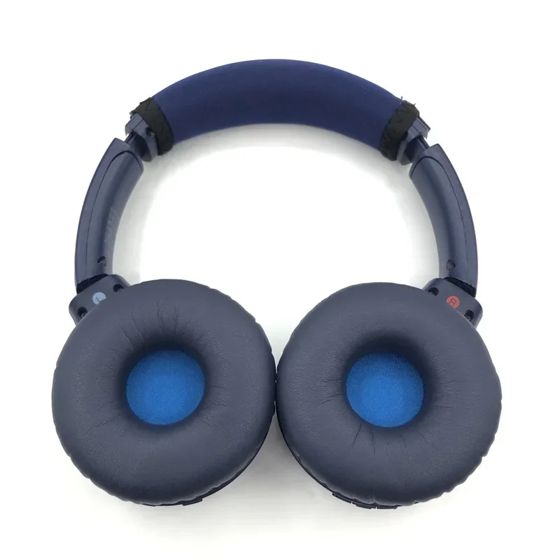 For Sony WH-XB700 Earphone Cover, 75mm Adhesive Sponge Cover, Leather Earmuff, Transverse Beam, and Head Beam Cover