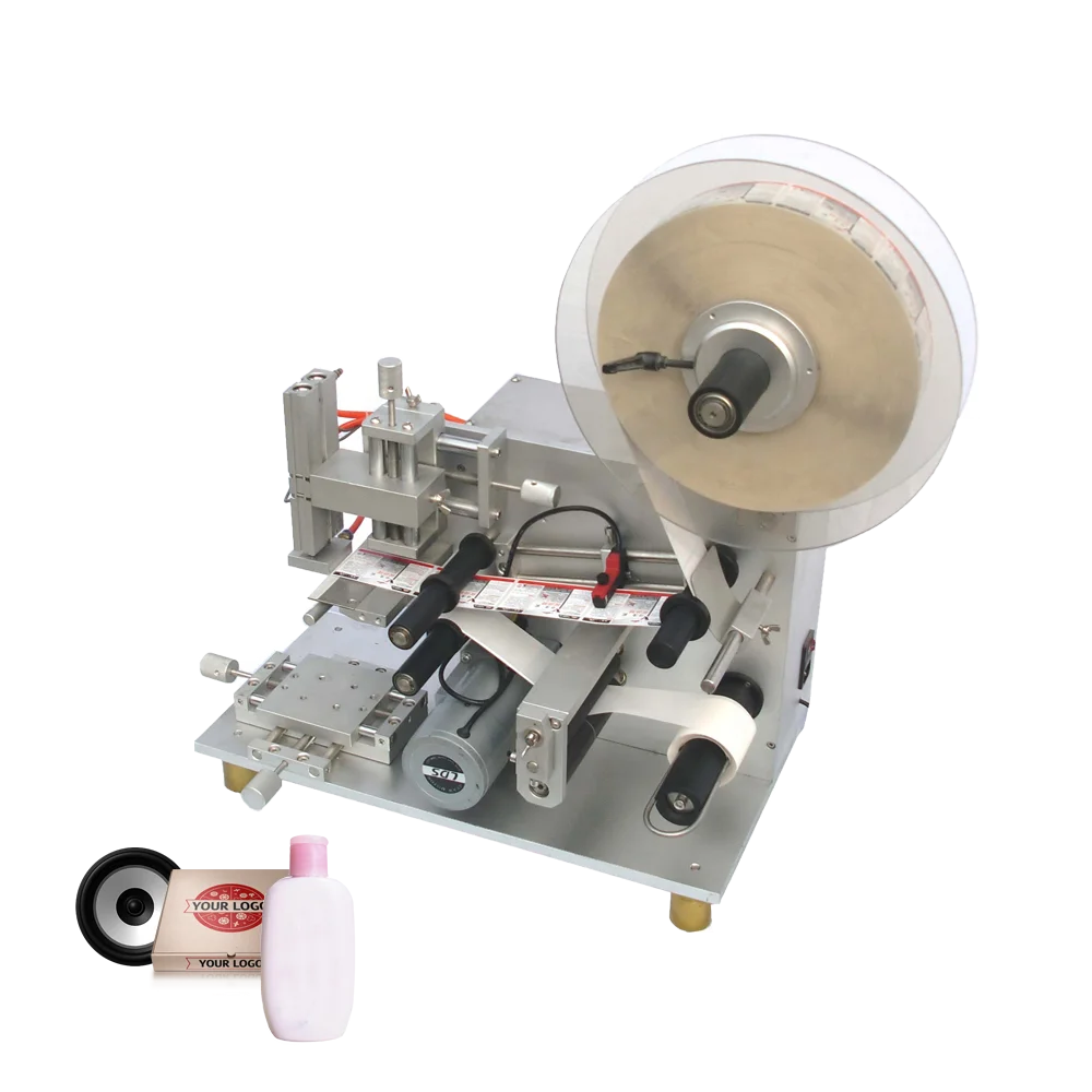 

manual sticker label applicator machine self adhesive labelling machine for flat bottle or other flat surface label machine