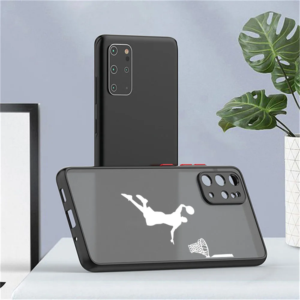 Cases For Redmi 9 9a 9c 10c 10a Note 7 8 10 9s 10s 8t Xiaomi 9T 10T Pro Basketball Dunk Frosted Translucent Funda Phone Case