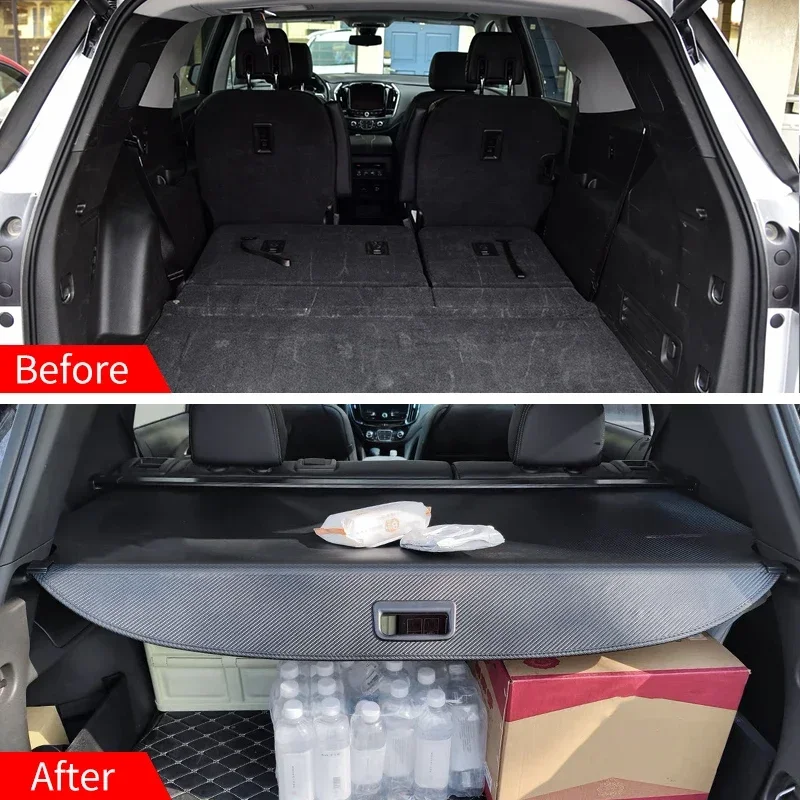 Retractable The 2023 new product trunk cargo cover is suitable for the luggage partition in the trunk of Chevy Traverse Car 2018