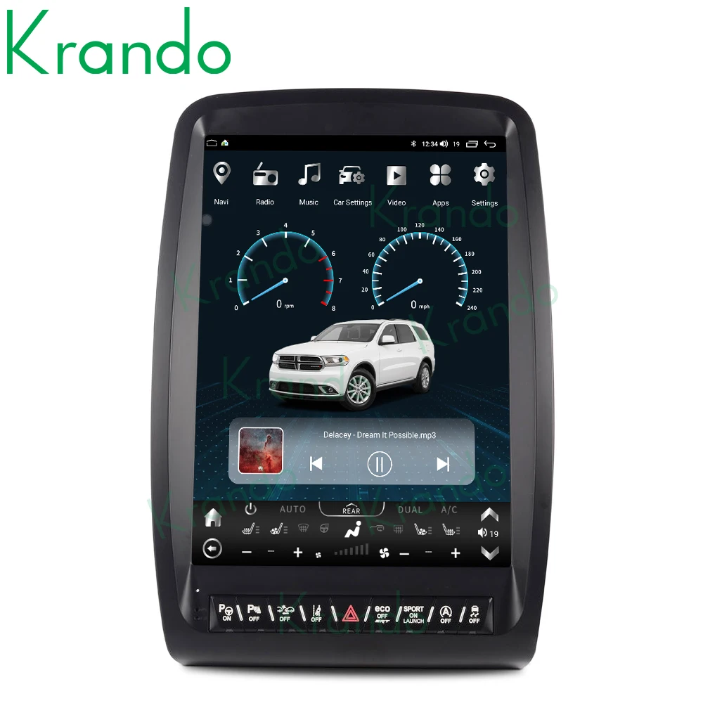 Krando Android Car Radio 13 inch For Dodge Durango 2011-2020 Multimedia Video Player Head Unit Tesla Gps Navigation Autoradio