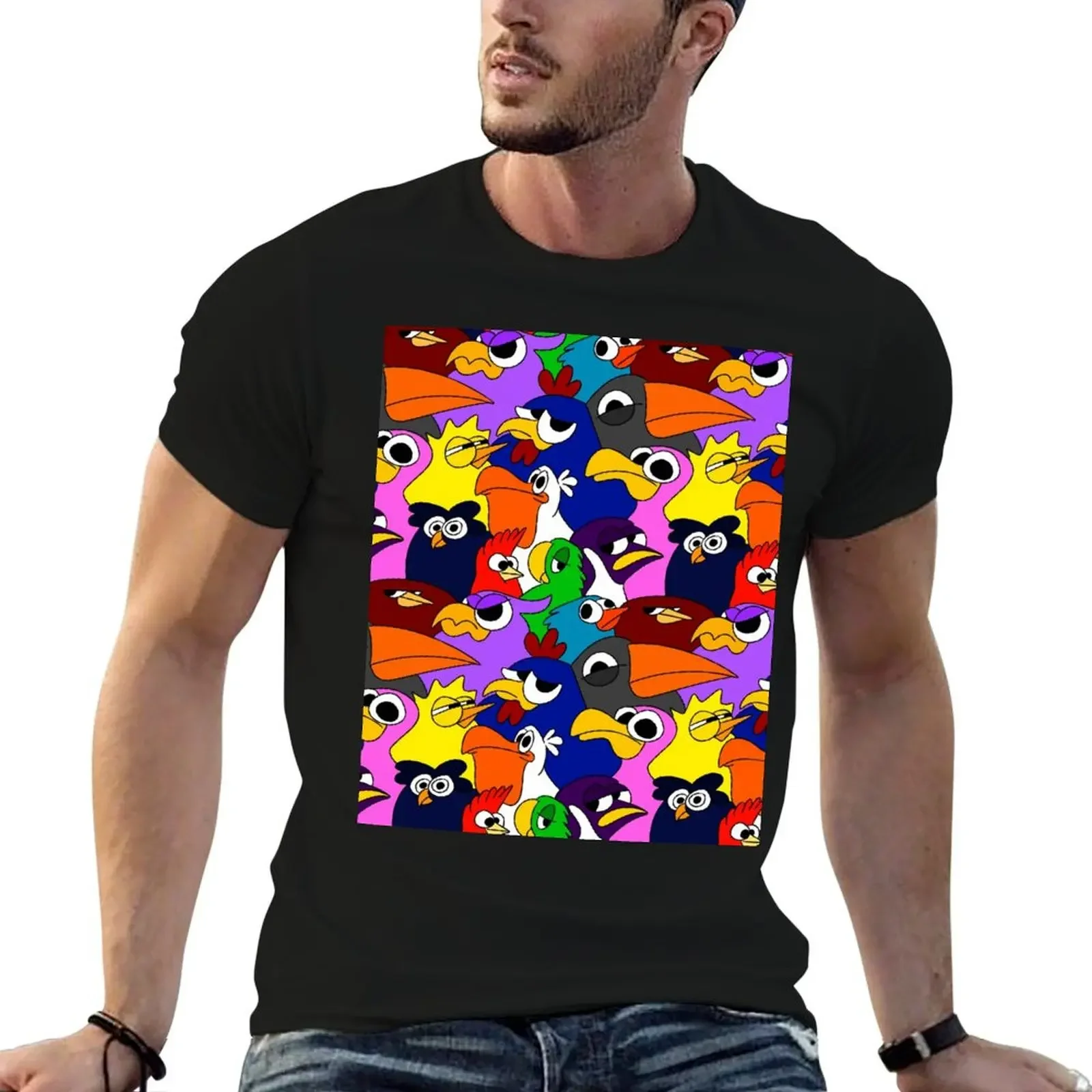 Colorful Flock 2 T-Shirt graphic t shirt vintage graphics graphic tee shirt tees shirts graphic tee men