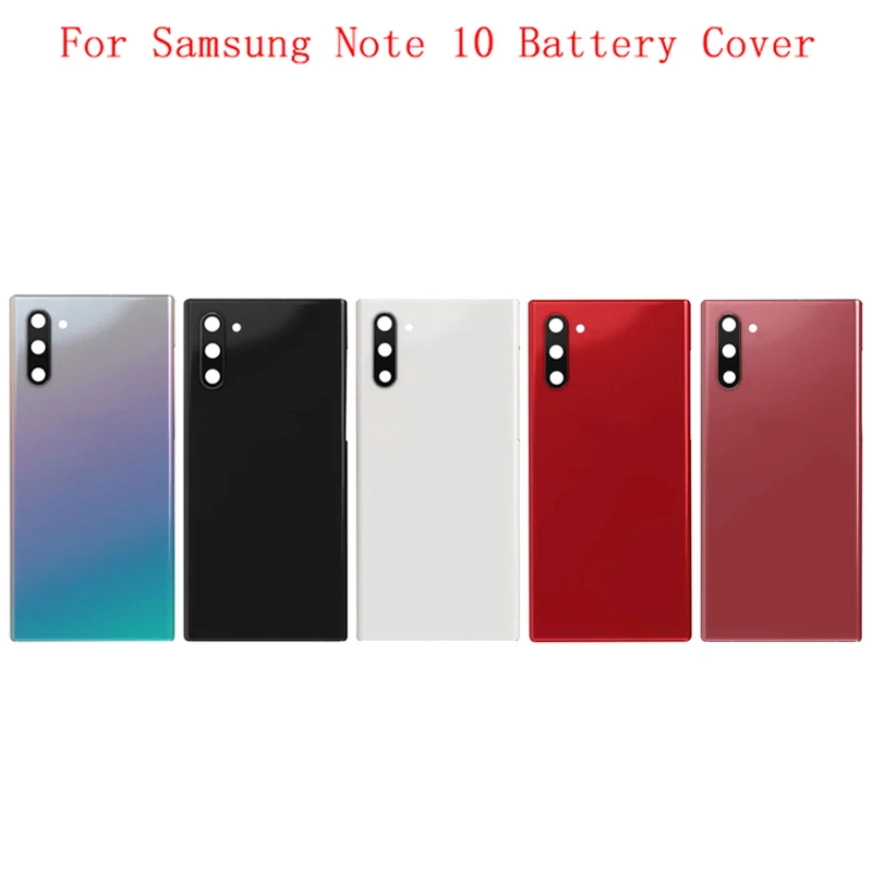 

battery case cover Rear Door Housing Back For Samsung Note 10 N970F Camera Frame Lens