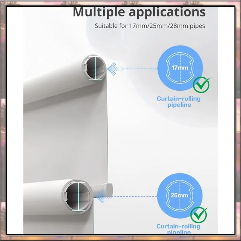 

BAAZ HOT Wifi Smart Roller Shade Blinds Motor Plug-In For 17Mm/20Mm/25Mm/28Mmmm Tube Curtain Tubular Motor EU Plug Motor With R9